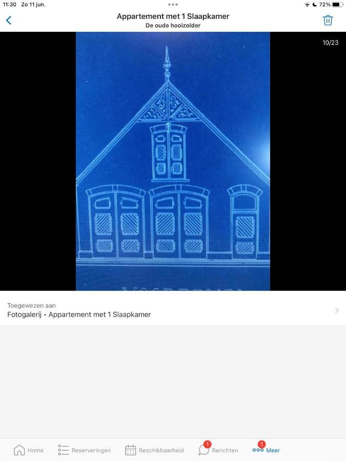 De Oude Paardentramremise Apartman Ulrum Kültér fotó